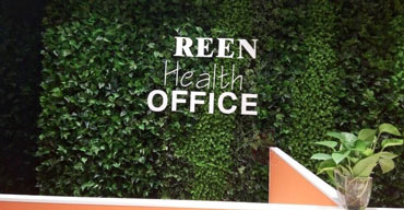 室内广告招牌 reen health office1