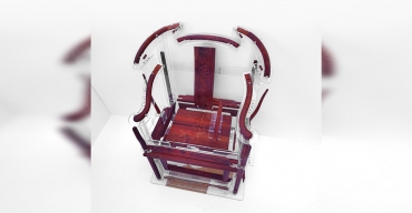 亚克力工艺品——红木椅子拆分展示架3