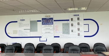 深圳大学外国语学院文化墙制作案例3
