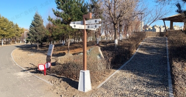 公园景观指示路牌制作案例1