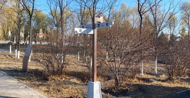 公园景观指示路牌制作案例2